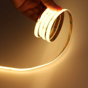 Strip COB <10W/MT  3000K IP20 24V CRI>90 8mm 5 MT