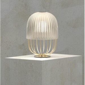Lampada da tavolo Medusa E27 satin champagna finish