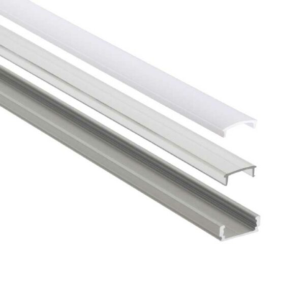 Profilo in alluminio bianco PRF081 2MT